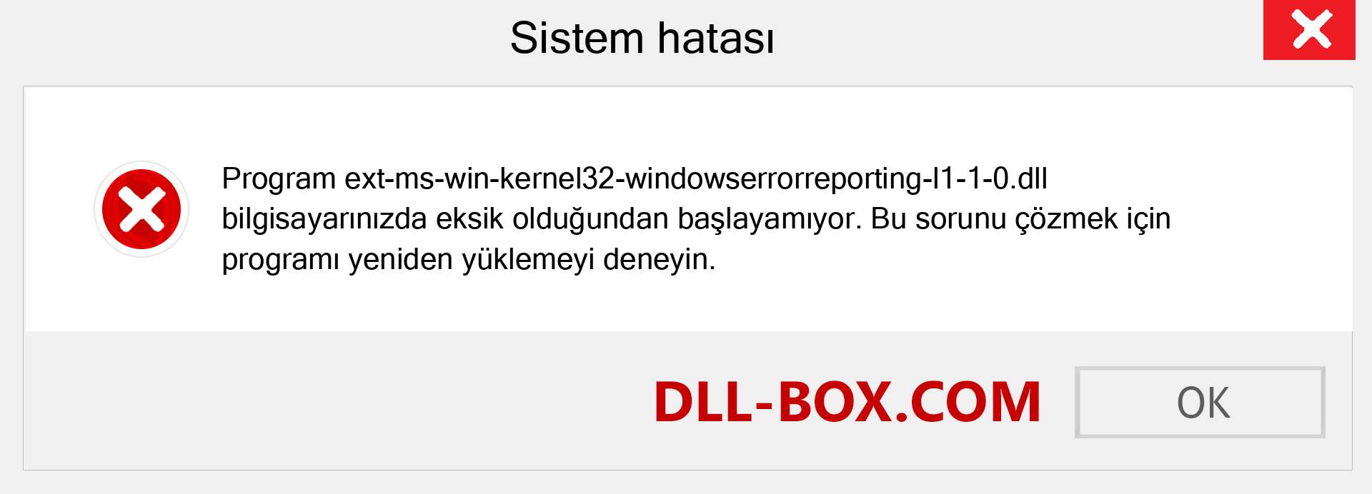 ext-ms-win-kernel32-windowserrorreporting-l1-1-0.dll dosyası eksik mi? Windows 7, 8, 10 için İndirin - Windows'ta ext-ms-win-kernel32-windowserrorreporting-l1-1-0 dll Eksik Hatasını Düzeltin, fotoğraflar, resimler